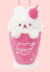 Retro Kawaii Diner Bunny Keychains